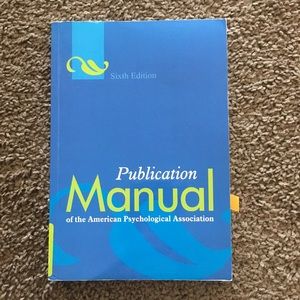 APA Manual 6th edition